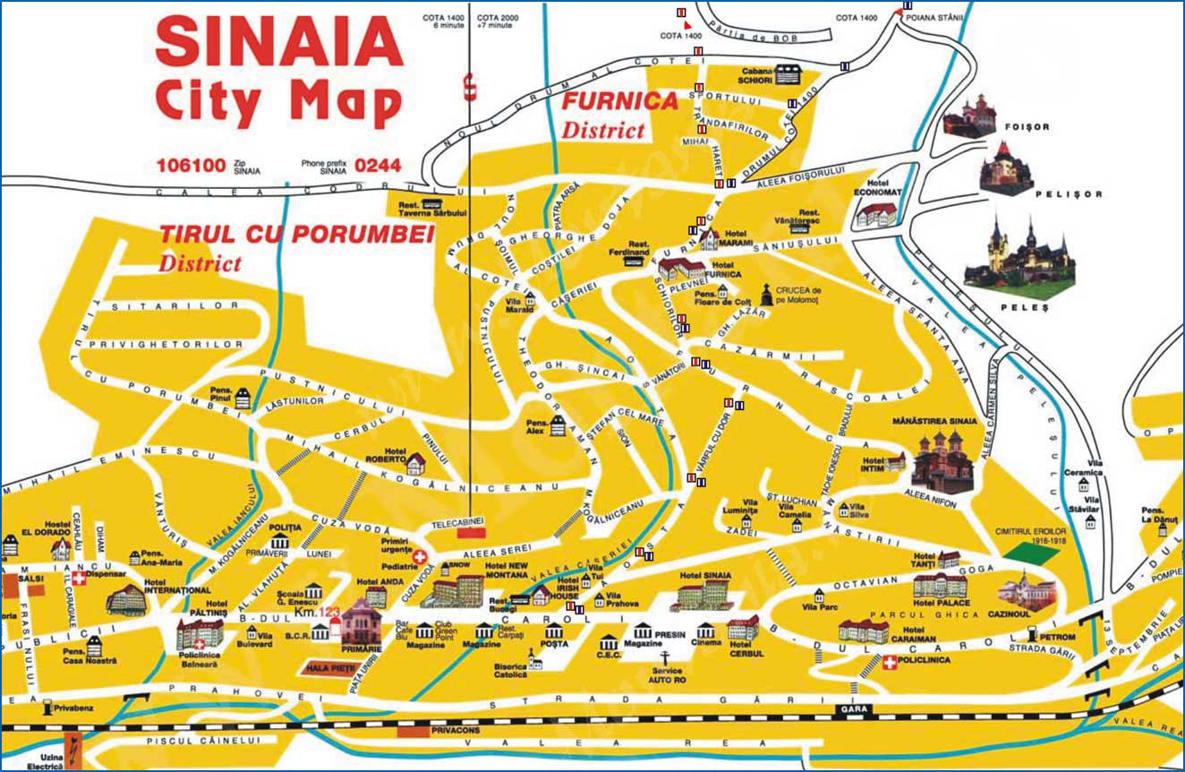 Harta Sinaia Harta Sinaia