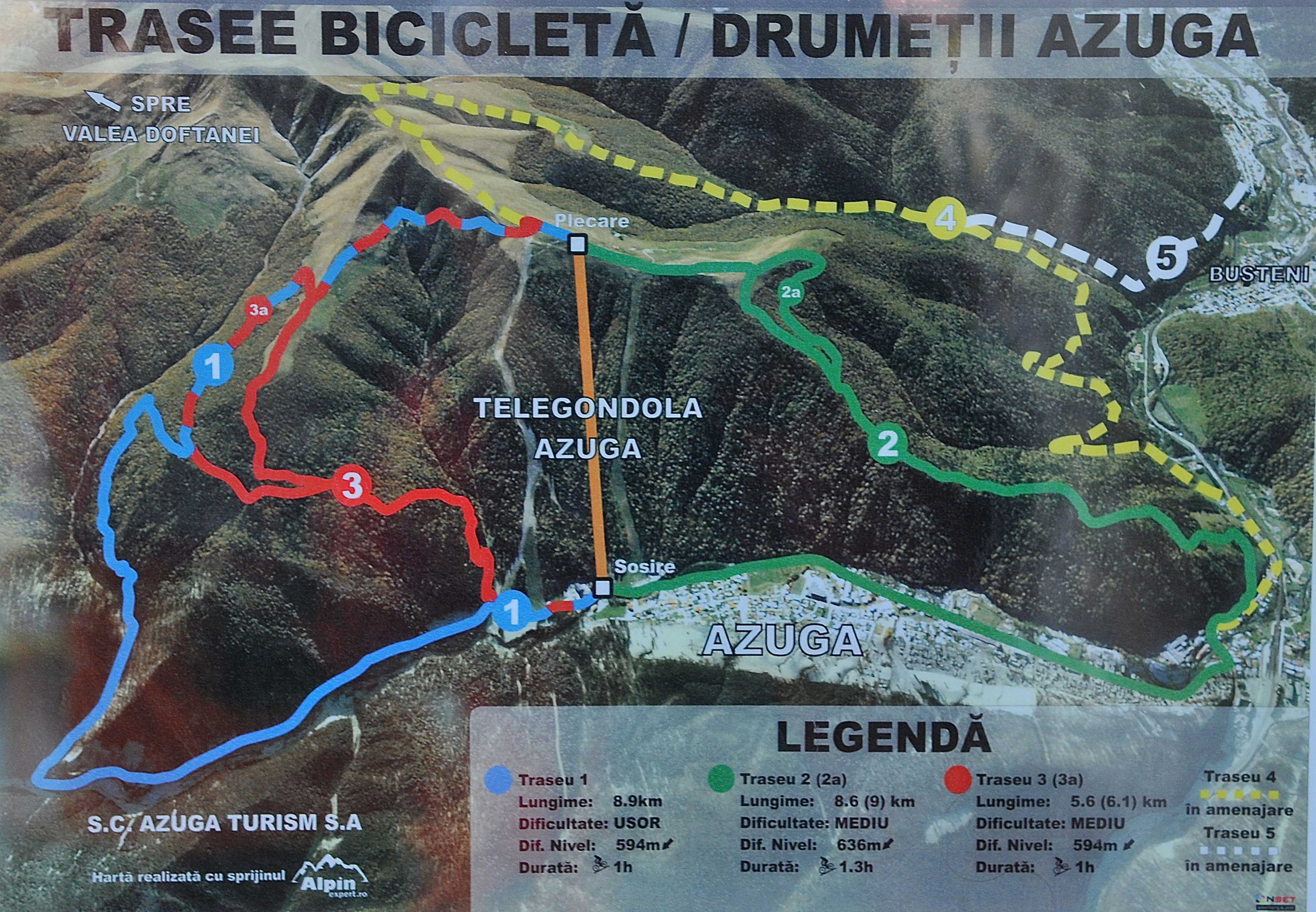 Trasee bicicleta Azuga Trasee bicicleta Azuga