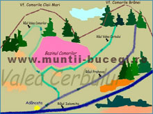 Valea Comorilor din Muntii Bucegi Valea Comorilor din Muntii Bucegi